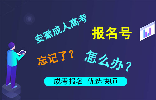 安徽成人高考怎么查报名号