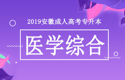 安徽成人高考专升本医学综合最新预测题