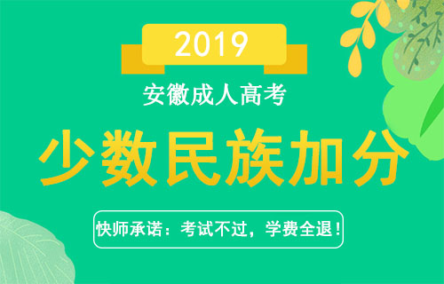 安徽省成人高考少数民族怎么加分