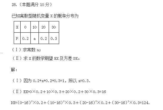 2016年安徽成人高考专升本《高等数学二》考试真题_08