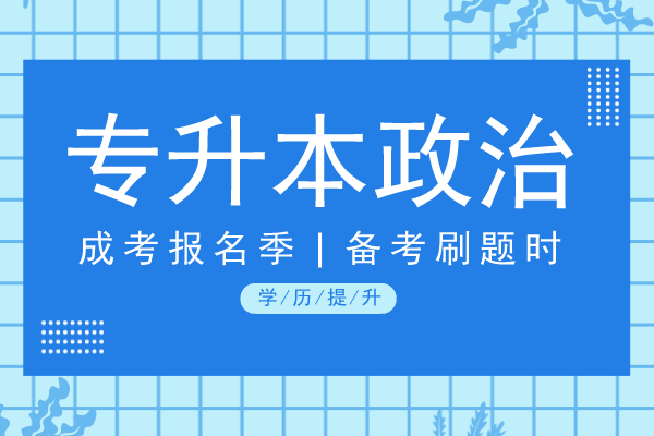 2020年安徽成人高考专升本《政治》模拟卷