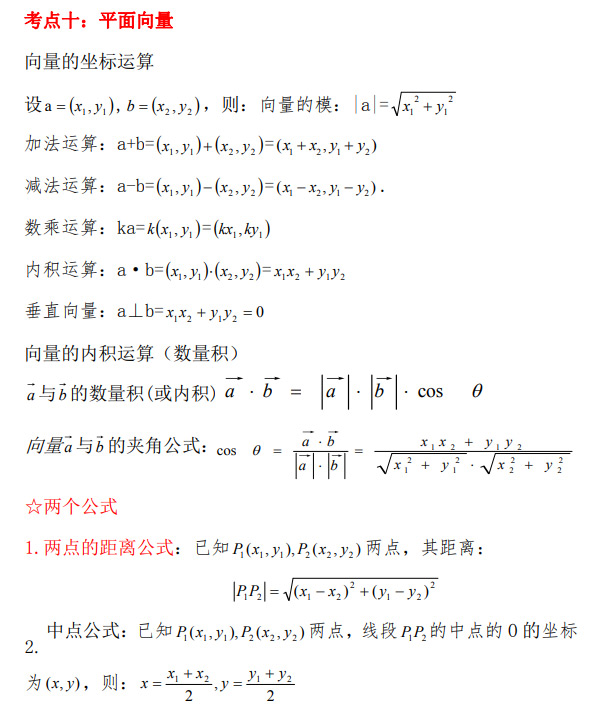 2021年成人高考高起专《数学》重点公式_02